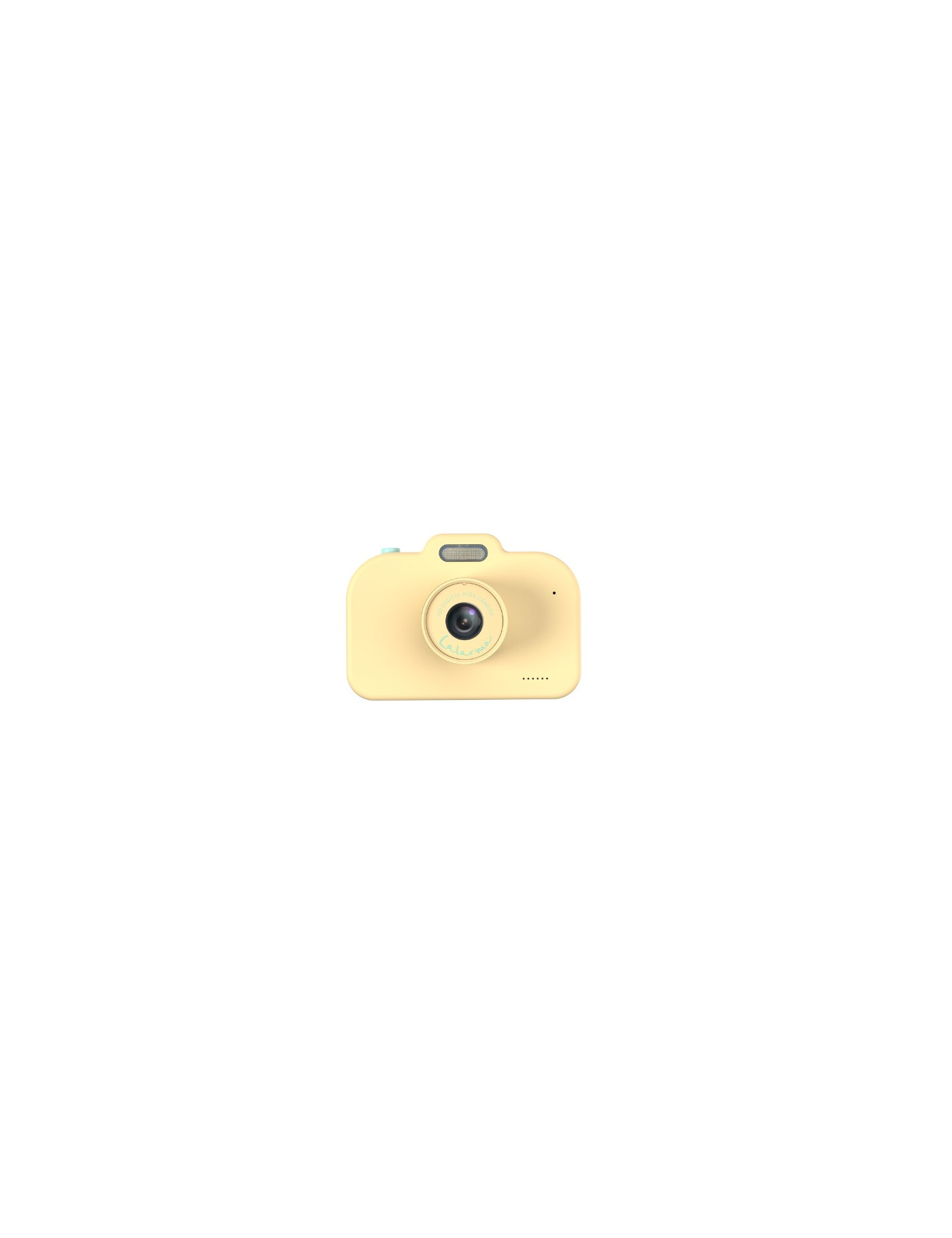 Lalarma Camera Yellow/Mint – kreatywny aparat dla dzieci z akcesoriami