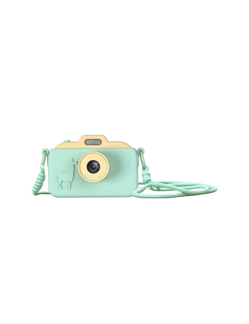 Lalarma Camera Yellow/Mint – kreatywny aparat dla dzieci z akcesoriami