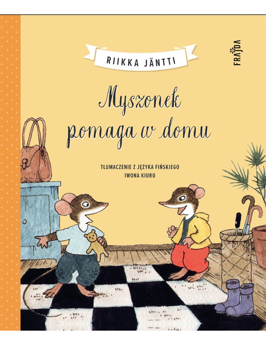 Myszonek pomaga w domu. Myszonek