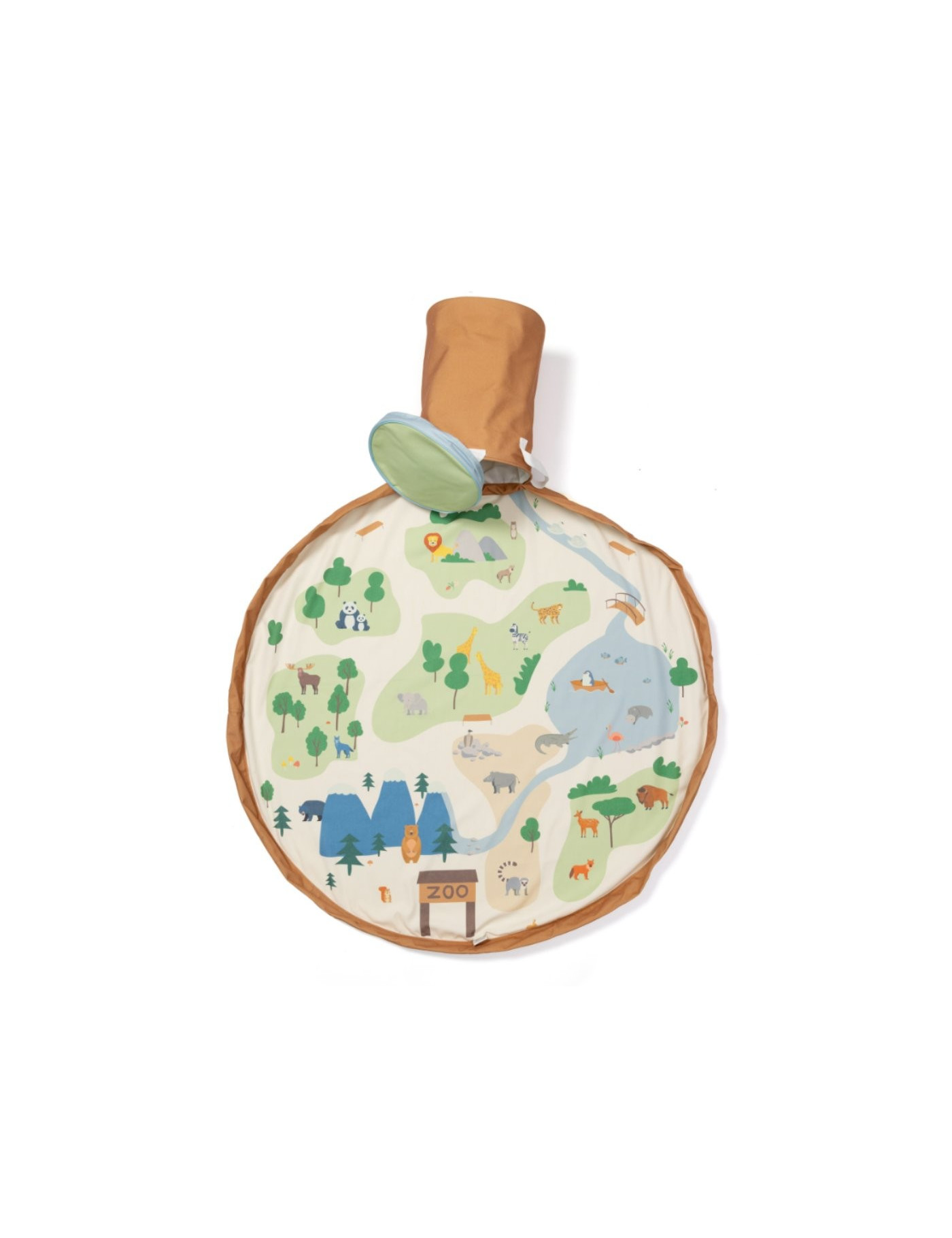 PLAY&GO SOO Kosz na zabawki i mata do zabawy 2W1 ZOO