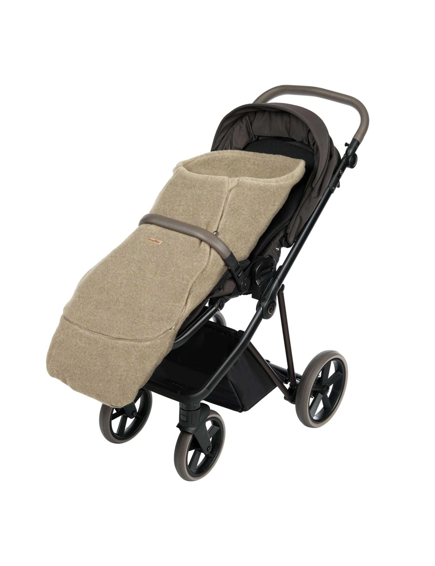 Regulowany śpiworek maxi wełniany Sierra 0-36m brown Zaffiro