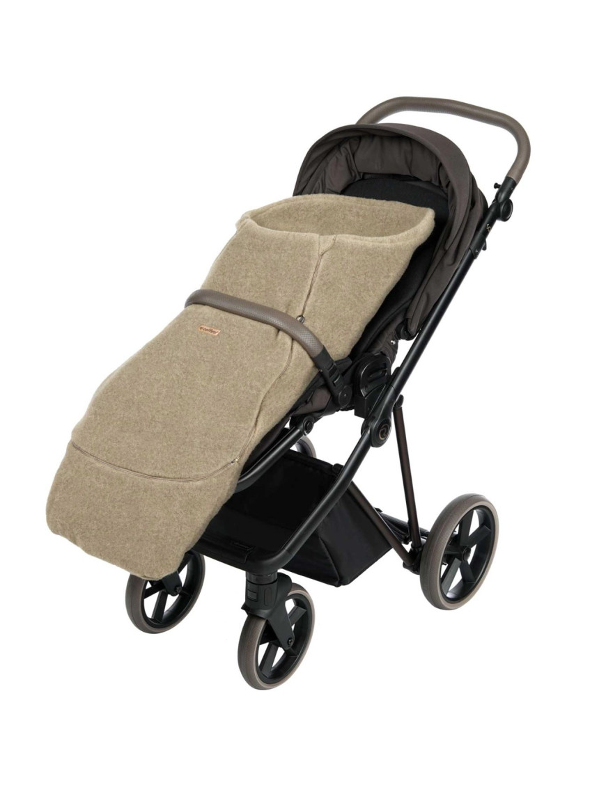 Regulowany śpiworek maxi wełniany Sierra 0-36m brown Zaffiro