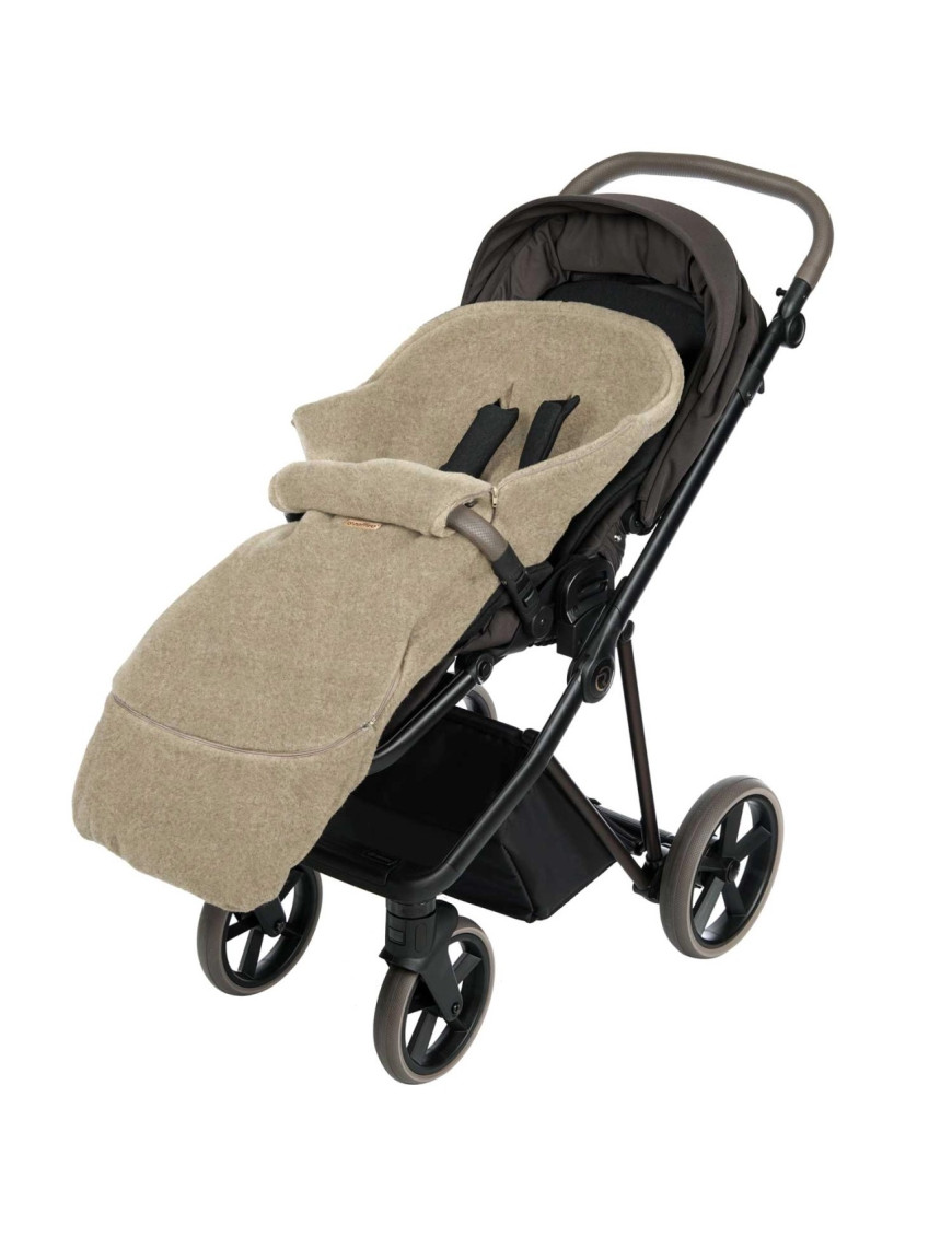 Regulowany śpiworek maxi wełniany Sierra 0-36m brown Zaffiro