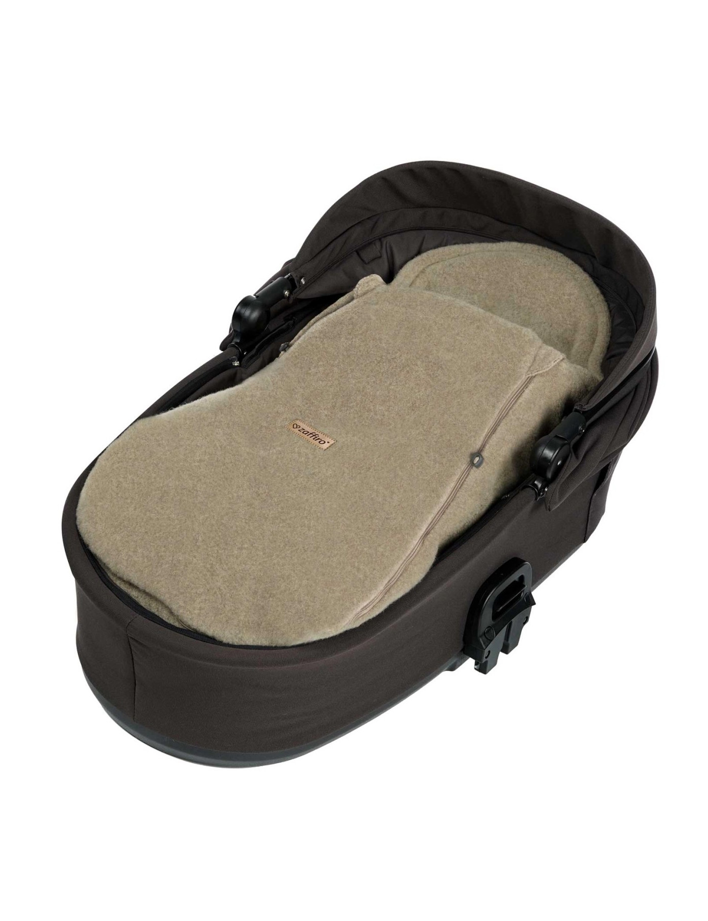 Regulowany śpiworek maxi wełniany Sierra 0-36m brown Zaffiro