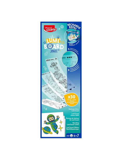 Creativ tablica Lumi Board zestaw uzupełniający kosmos