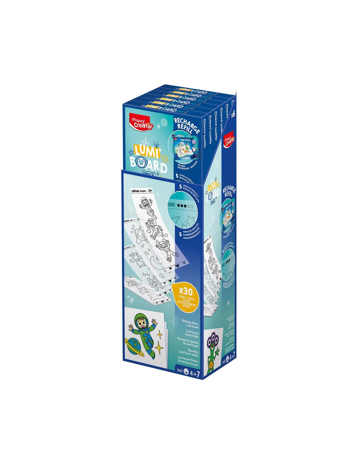 Creativ tablica Lumi Board zestaw uzupełniający kosmos Creativ tablica Lumi Board zestaw uzupełniający kosmos