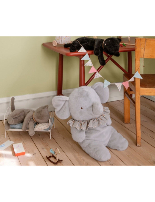 Sleeping Kitten Plush, Medium – Black – miękki, śpiący kotek do przytulania