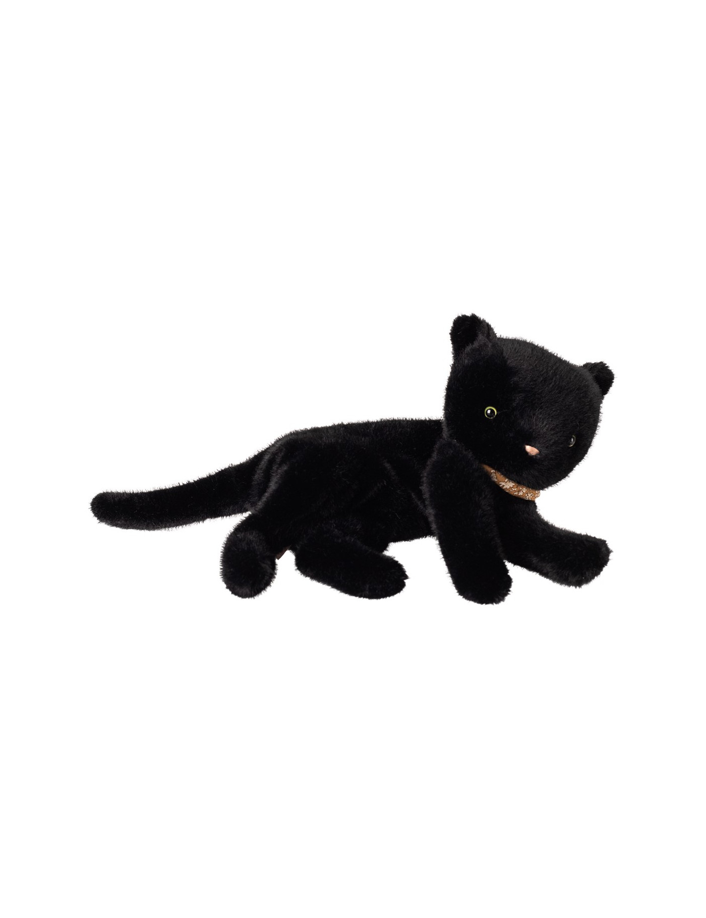 Sleeping Kitten Plush, Medium – Black – miękki, śpiący kotek do przytulania