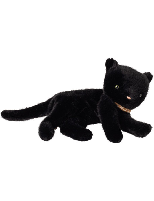 Sleeping Kitten Plush, Medium – Black – miękki, śpiący kotek do przytulania
