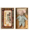 Little Brother Mouse in Matchbox – mały braciszek Maileg w pudełku zapałek