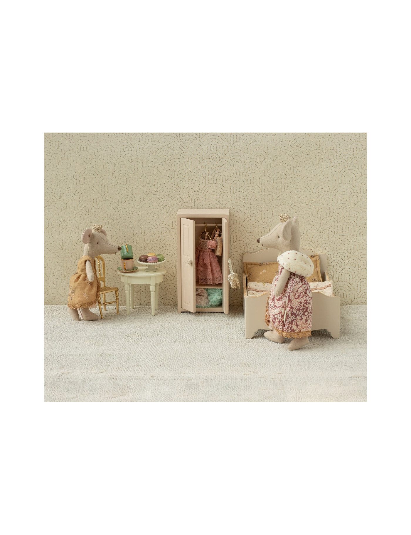 Queen Mouse – Mum – królowa Maileg w eleganckiej sukni