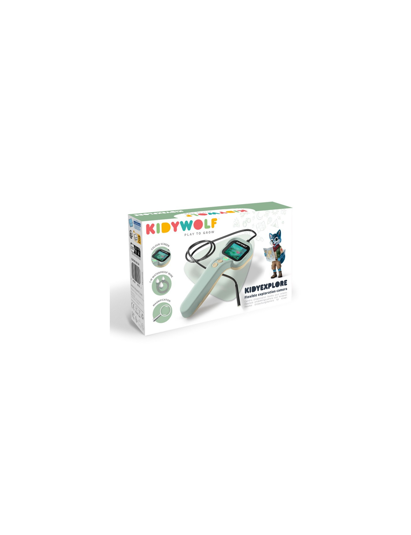 Kidywolf - Kamera do eksploracji KIDYEXPLORE, zielona Kidywolf - Kamera do eksploracji KIDYEXPLORE, zielona
