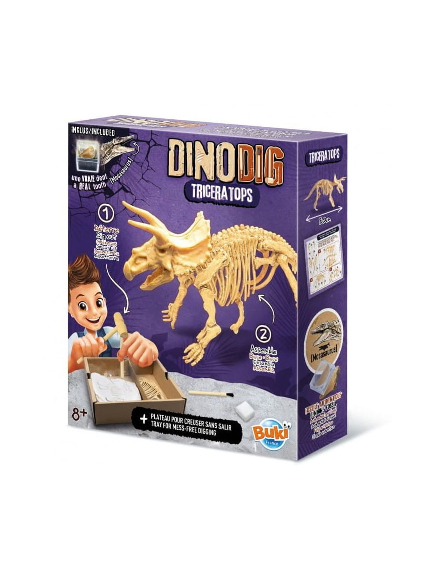 Mały paleontolog - Triceratops Buki
