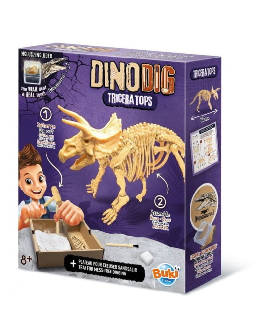 Mały paleontolog - Triceratops Buki