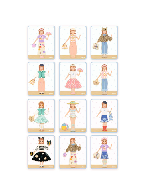 Magnetyczne puzzle Inzebox UBIERANKI Djeco