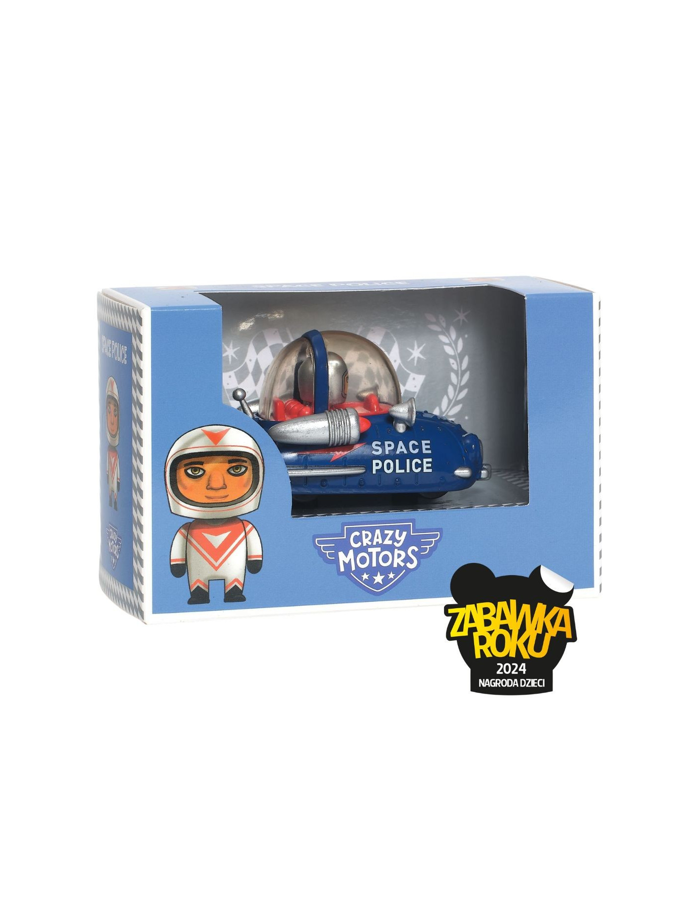 Autko CRAZY MOTORS - SPACE POLICE Djeco