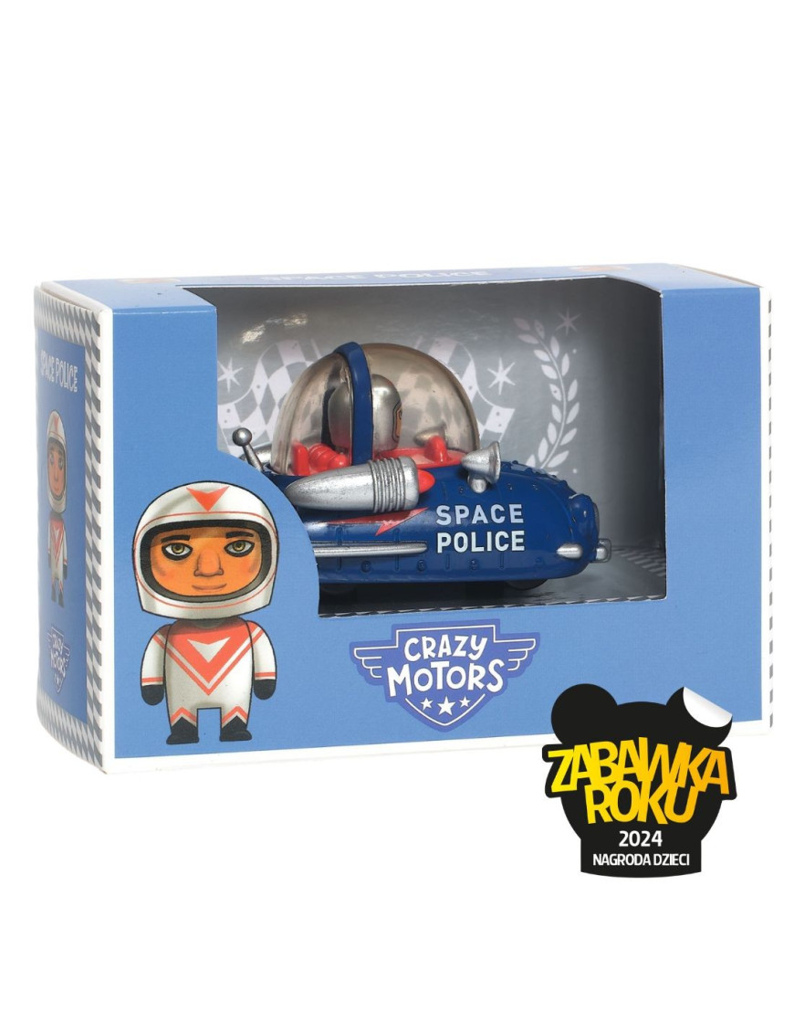 Autko CRAZY MOTORS - SPACE POLICE Djeco