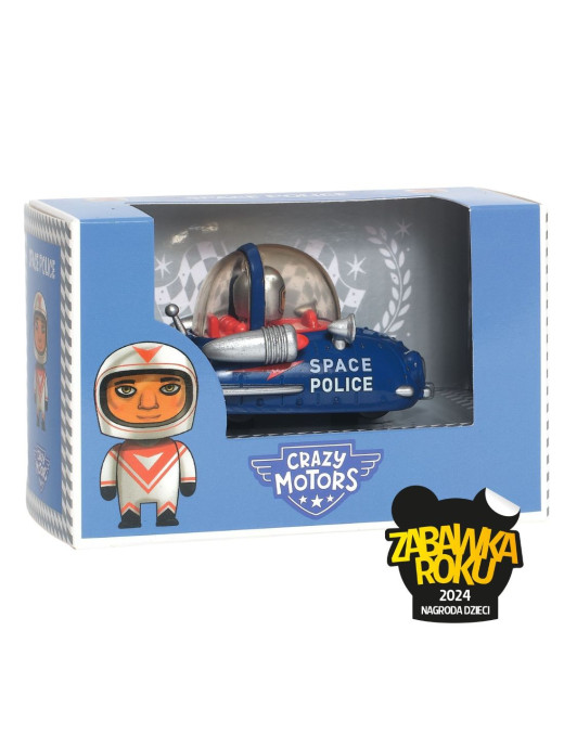 Autko CRAZY MOTORS - SPACE POLICE Djeco