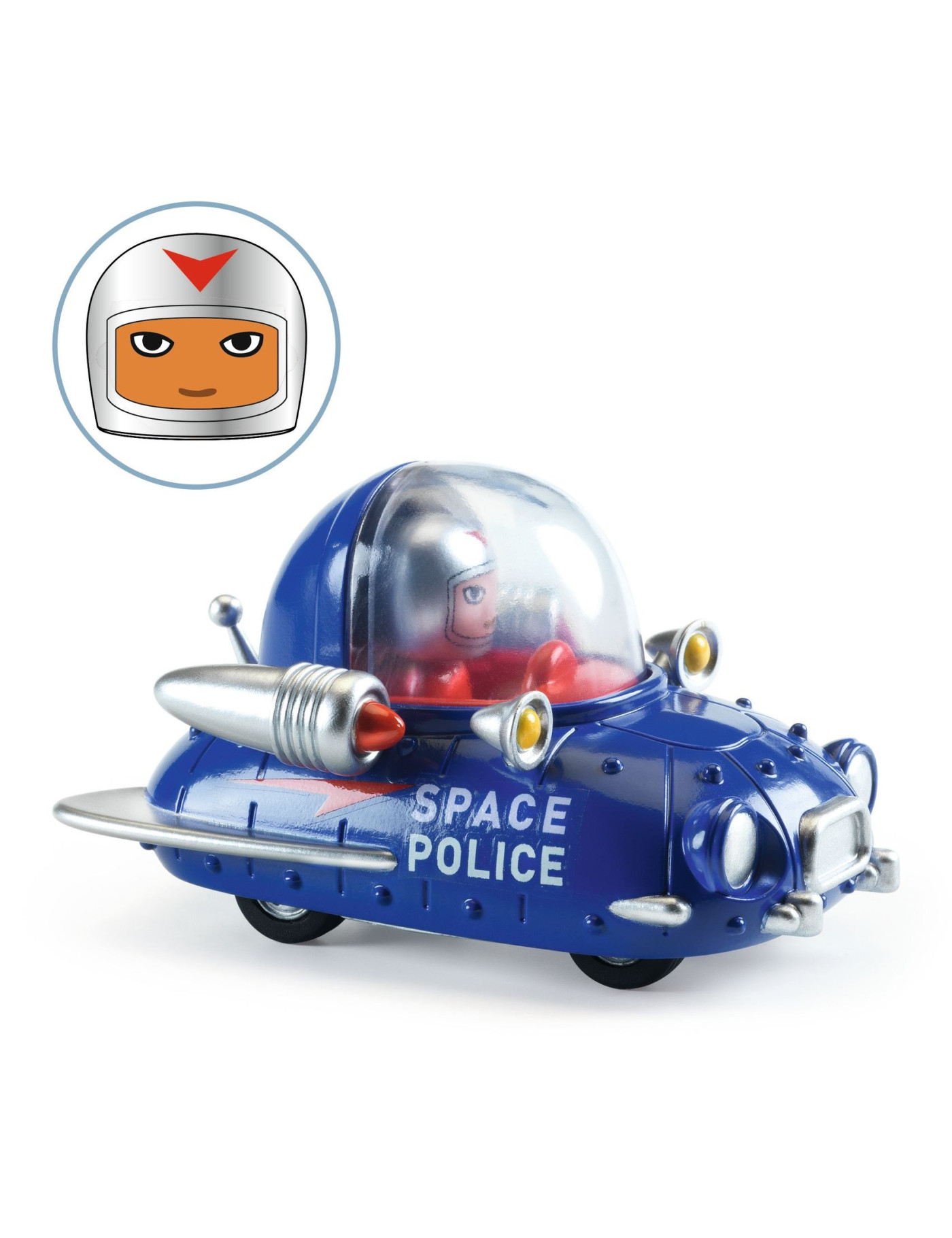 Autko CRAZY MOTORS - SPACE POLICE Djeco