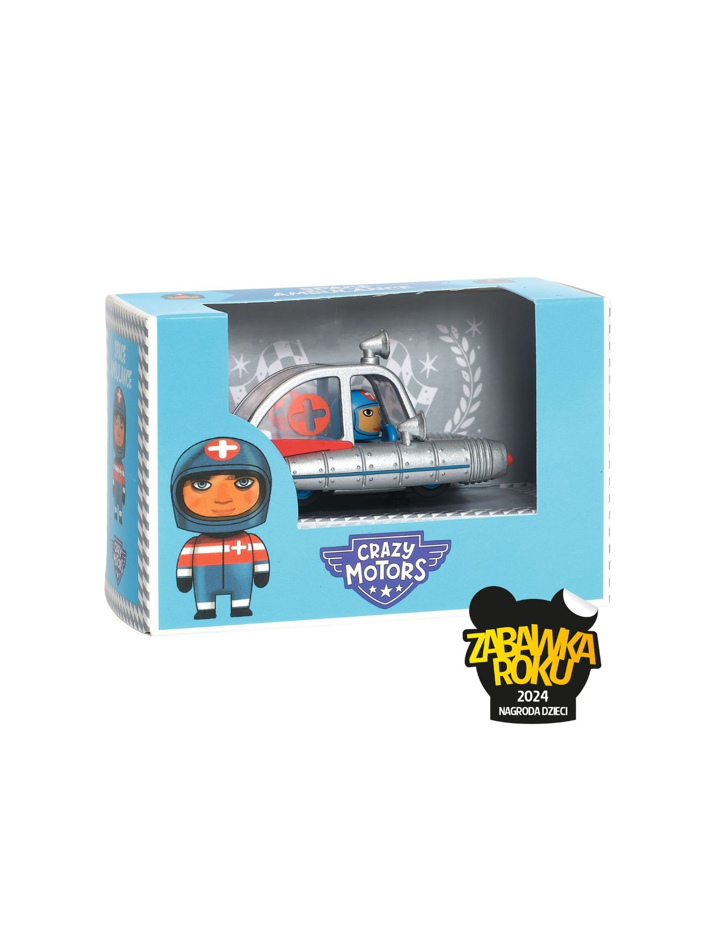 Autko CRAZY MOTORS - SPACE AMBULANCE Djeco