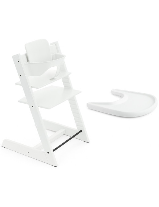 Zestaw krzesła Tripp Trapp® + Stokke® Tray​ White