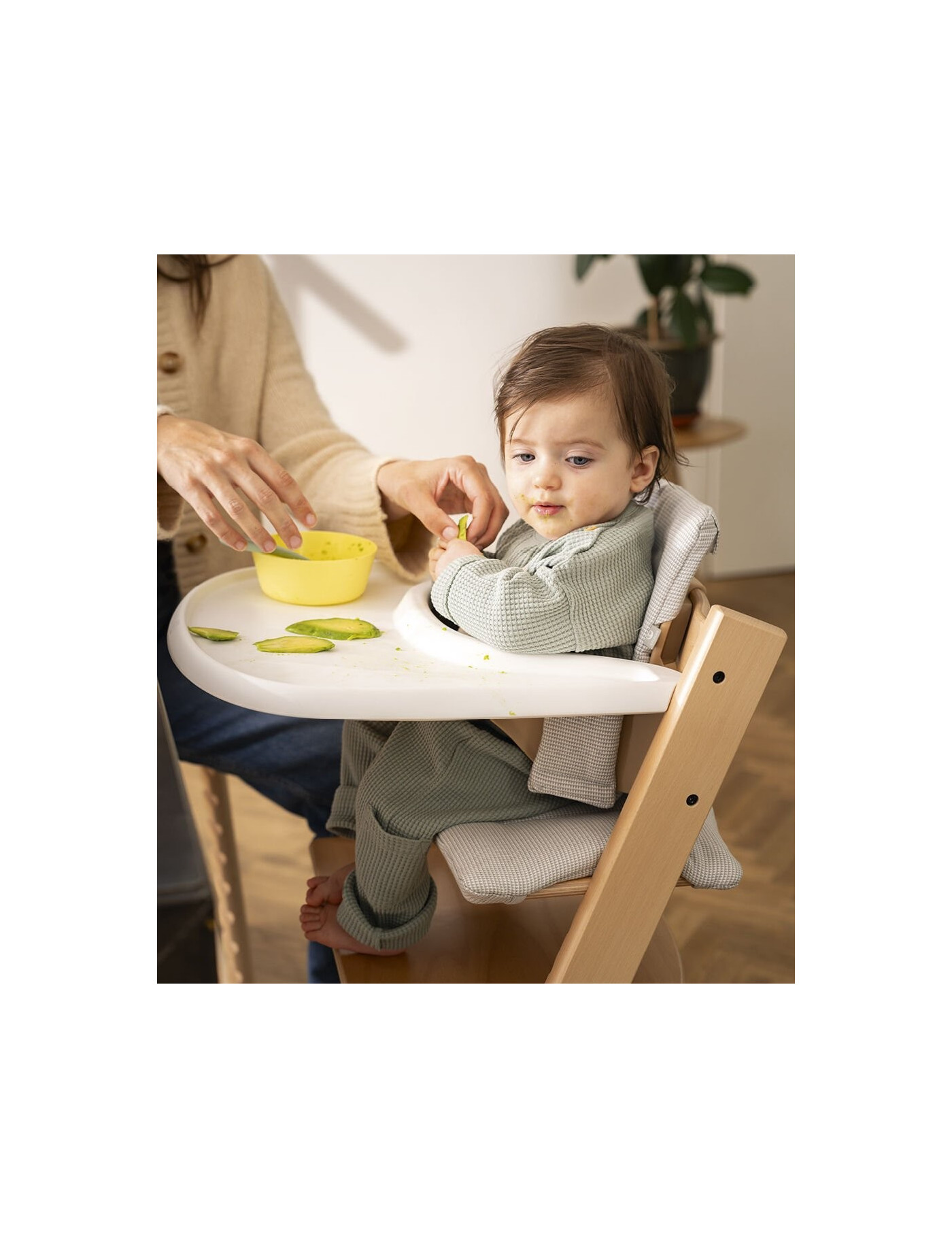 Zestaw krzesła Tripp Trapp® + Stokke® Tray​ White
