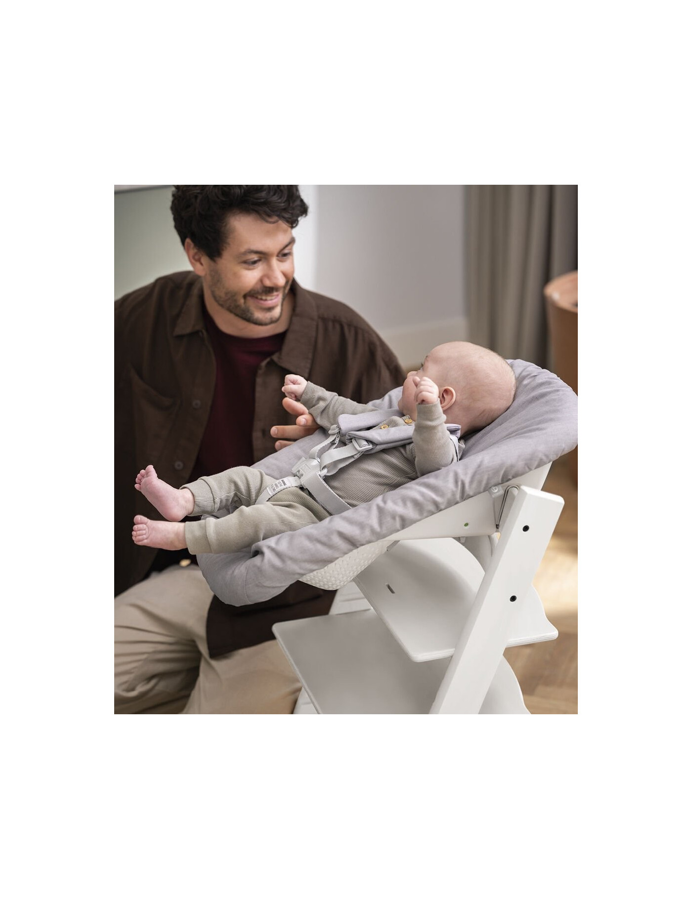 Zestaw krzesła Tripp Trapp® + zestaw dla noworodków Tripp Trapp®​ White