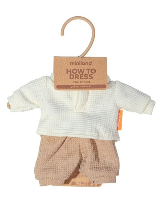 Bluza i spodnie dla lalki 38 cm Miniland