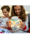 Glo Pals ŚNIEŻNY Zestaw sensoryczny DIY, świecący słoik z brokatami i figurkami Fun Fillers + naklejki gratis ZIMA WINTER