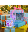 Glo Pals ŚNIEŻNY Zestaw sensoryczny DIY, świecący słoik z brokatami i figurkami Fun Fillers + naklejki gratis ZIMA WINTER