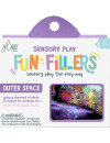 Glo Pals - SPACE CASE Fun Fillers Wkład, figurki, brokaty do słoików, zabaw sensorycznych