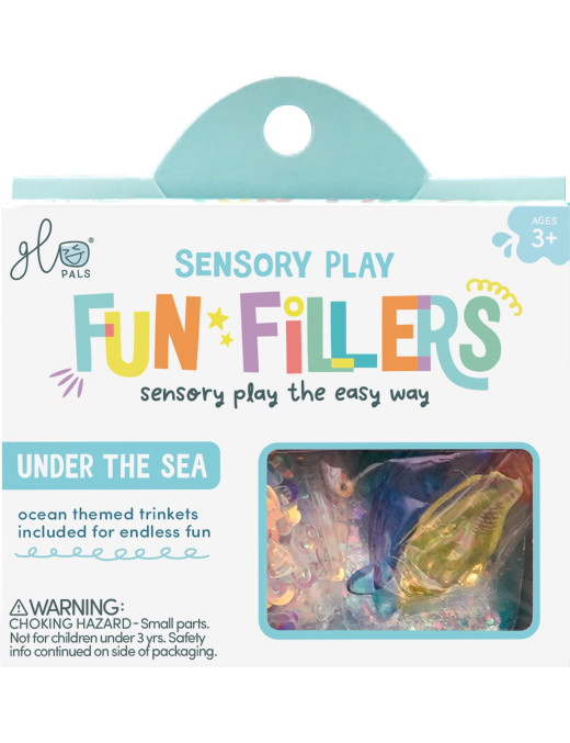 Glo Pals - Case SEA Fun Fillers Wkład, figurki, brokaty do słoików, zabaw sensorycznych