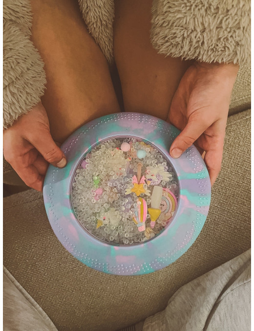 Jellystone, Sensoryczny dysk z figurkami A-Ku-Ku! Peekaboo, motyw Jednorożec