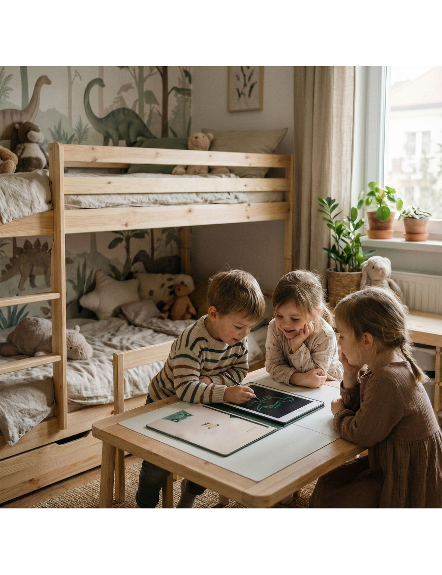 Tablet Graficzny z kartami pracy do rysowania - KidBook - Dino