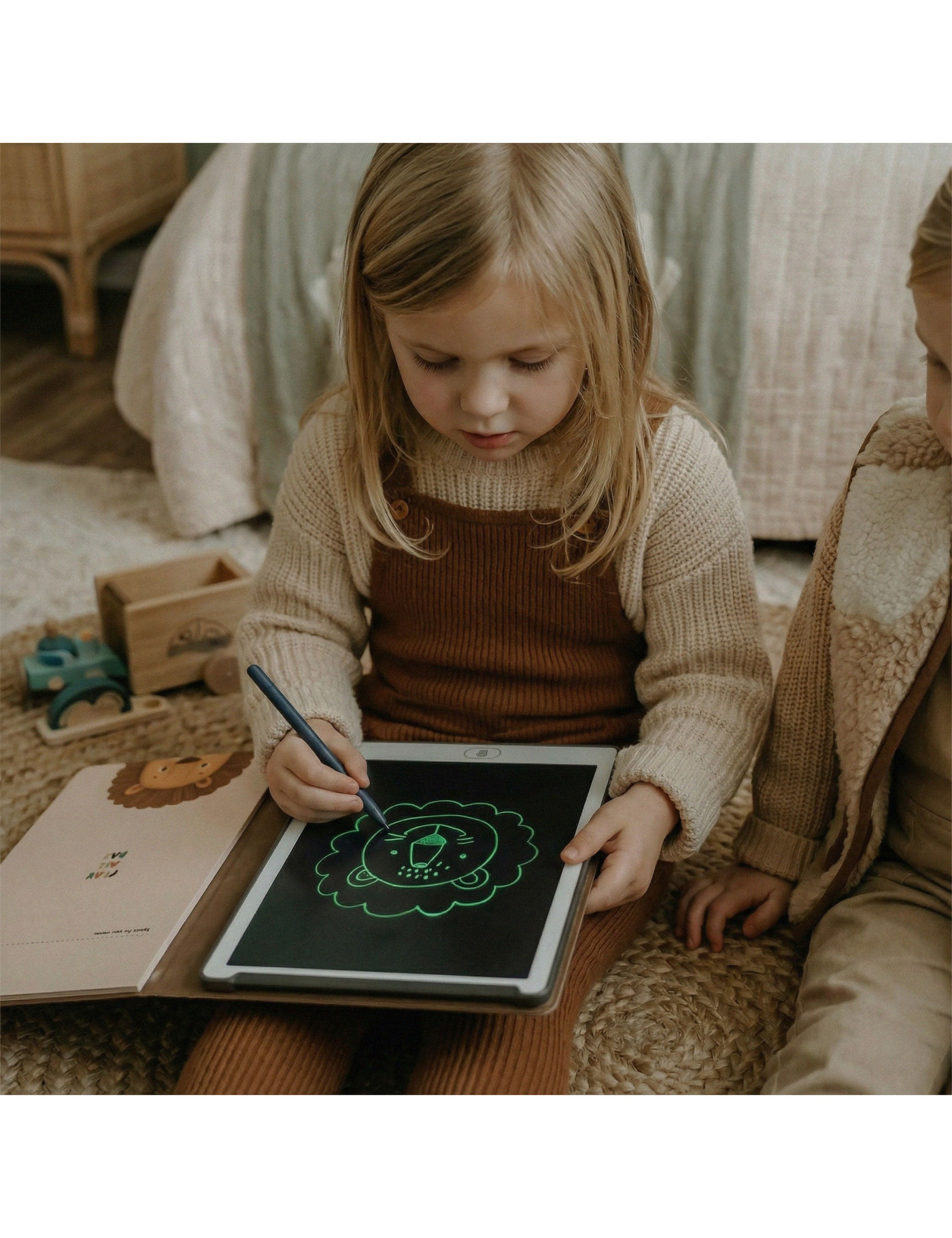 Tablet Graficzny z kartami pracy do rysowania - KidBook - Safari