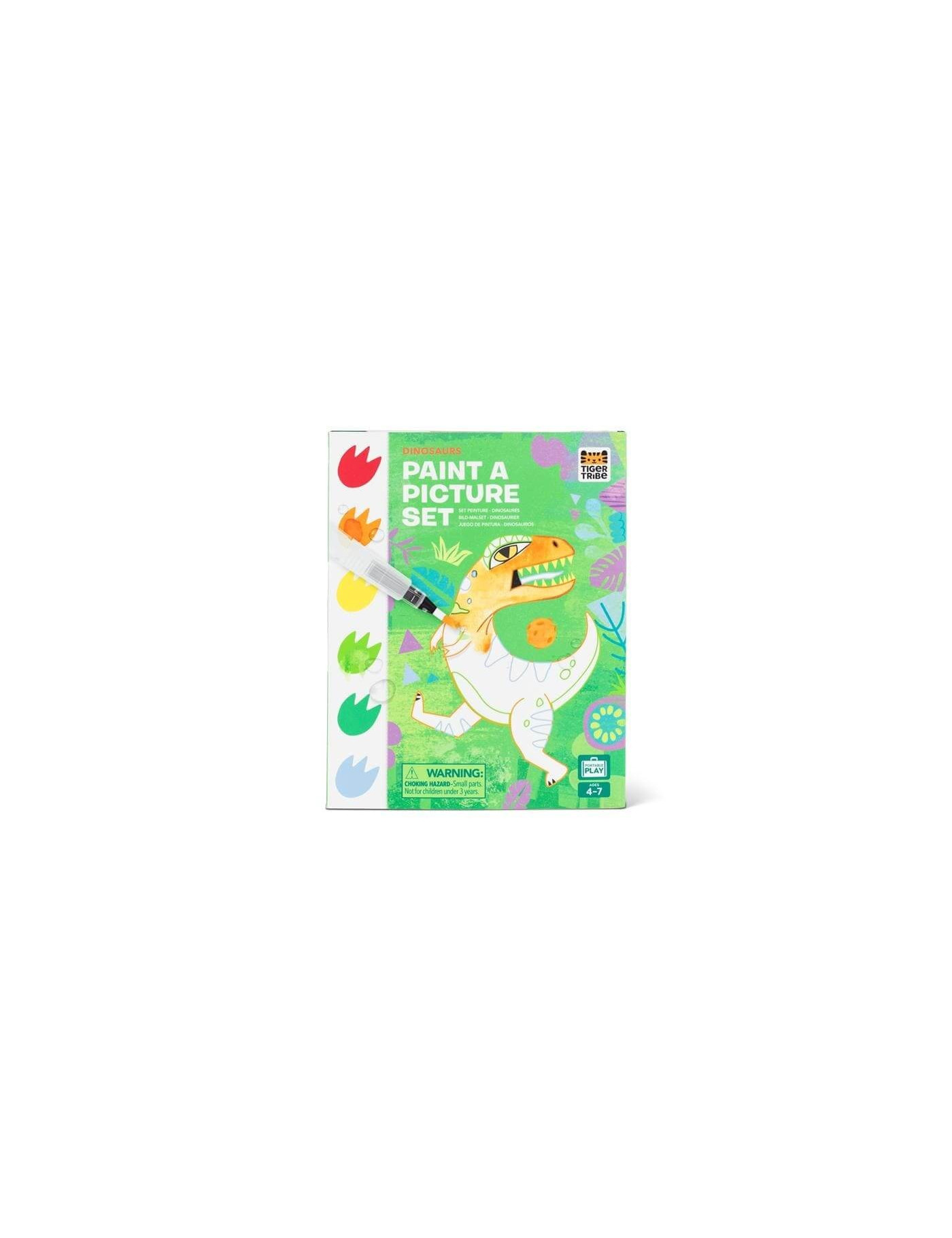 Tiger Tribe Przenośne Kolorowanki Wodne – Dinozaury