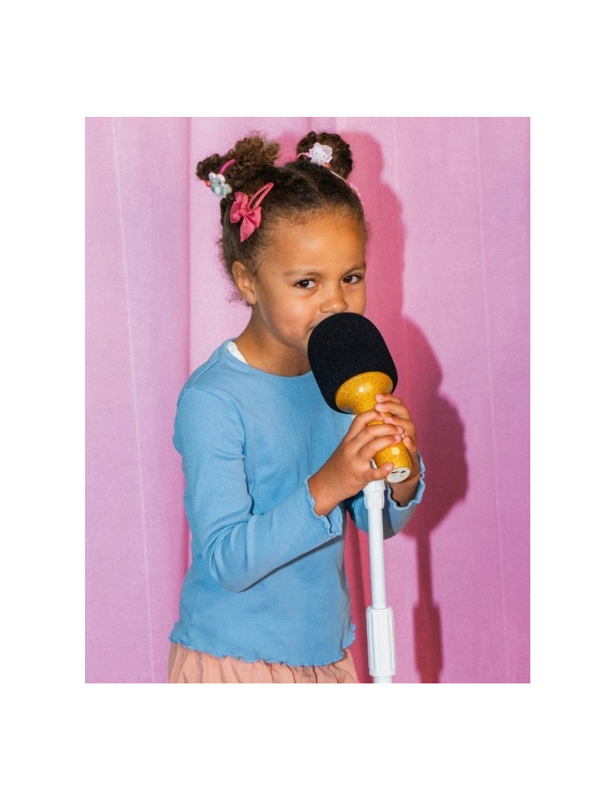 Lalarma Floor Stand White – idealny statyw do karaoke dla dzieci