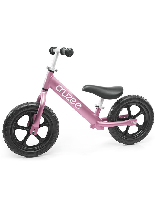 Rowerek biegowy Cruzee 12'' różowy, czarne koła