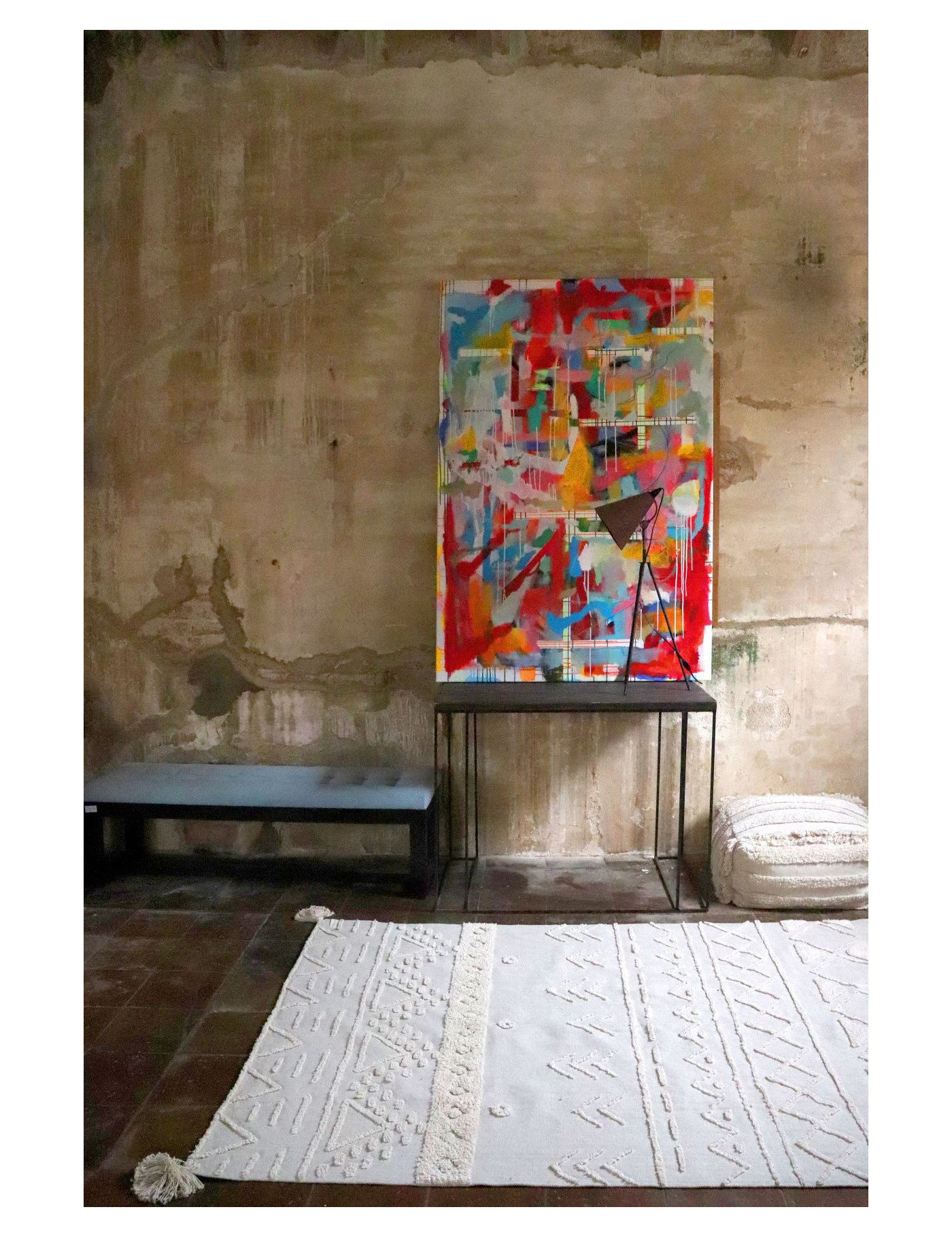 Dywan bawełniany Tribu Natural S 120x160 cm Lorena Canals