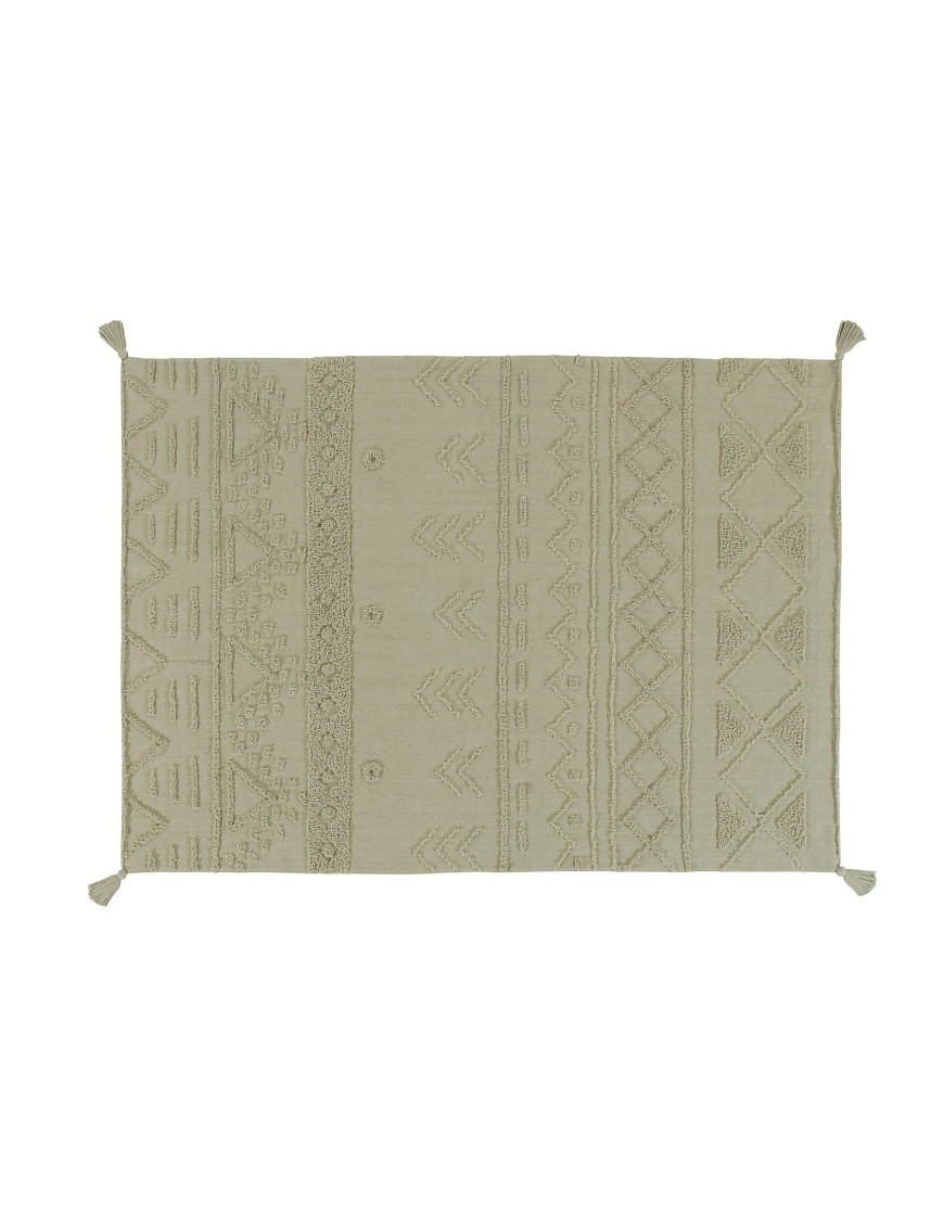 Dywan bawełniany Tribu Olive M 140x200 cm Lorena Canals