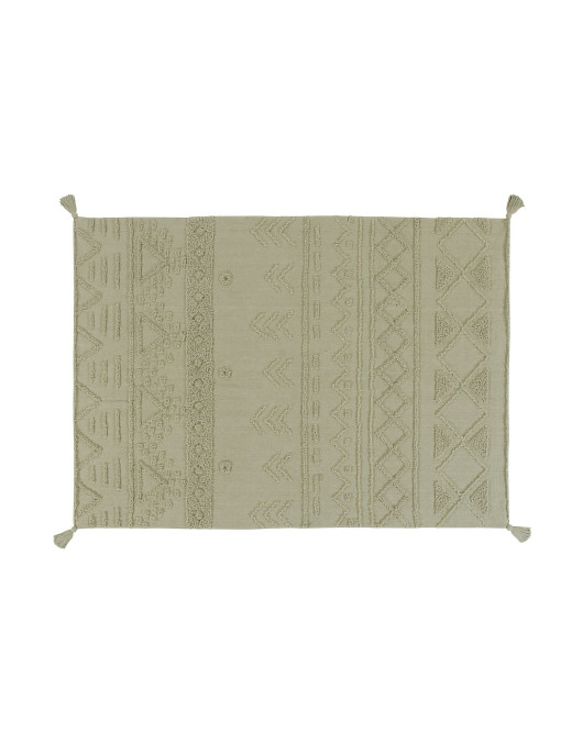 Dywan bawełniany Tribu Olive L 170x240 cm Lorena Canals