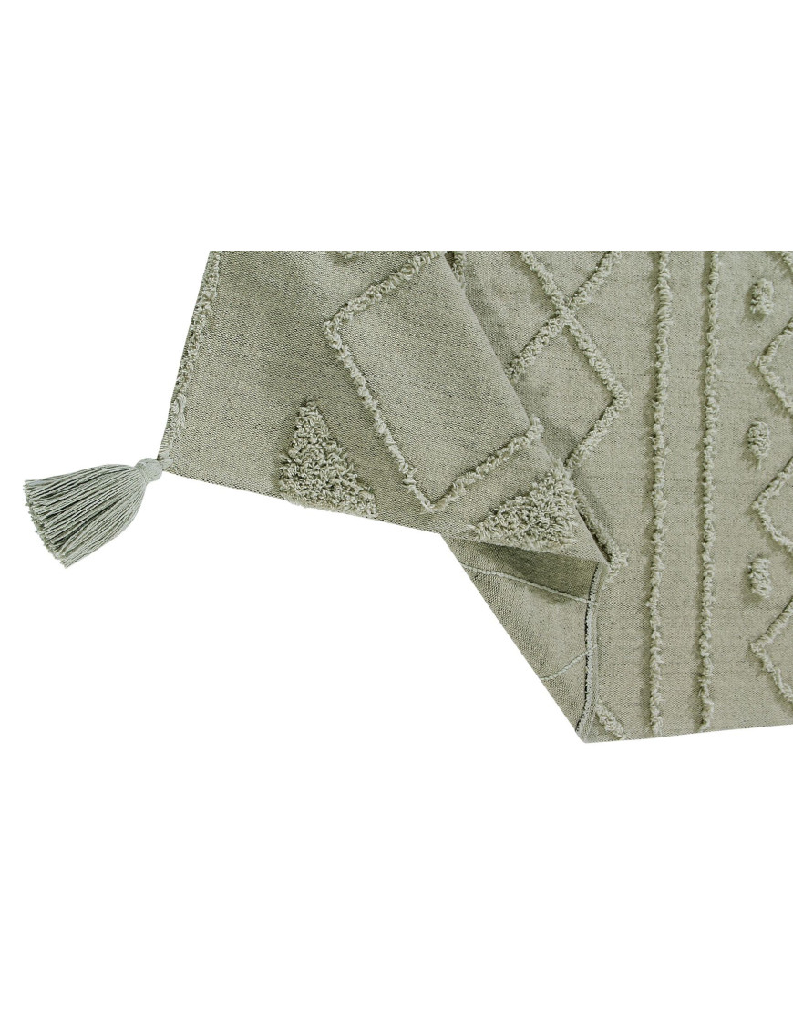 Dywan bawełniany Tribu Olive L 170x240 cm Lorena Canals