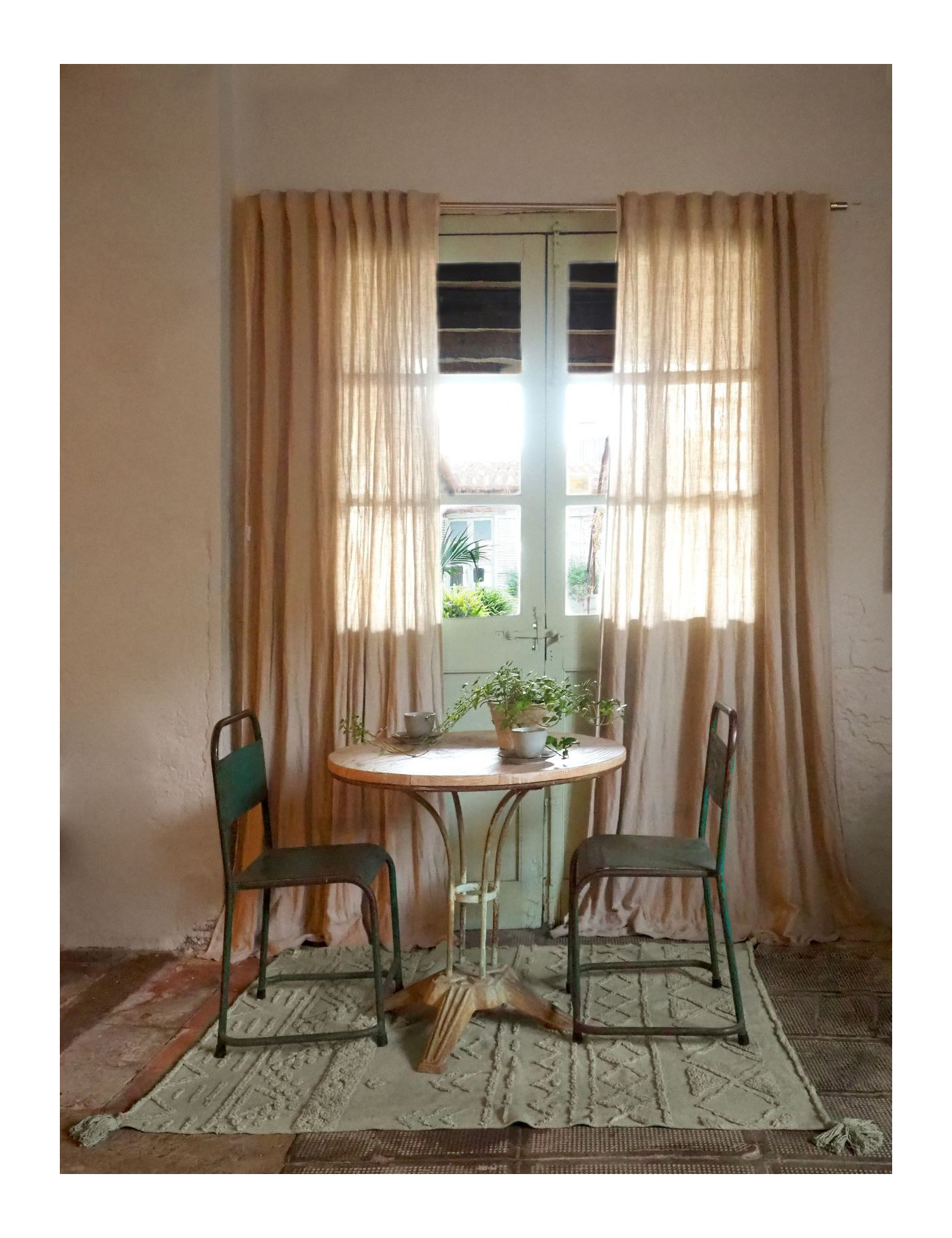 Dywan bawełniany Tribu Olive L 170x240 cm Lorena Canals