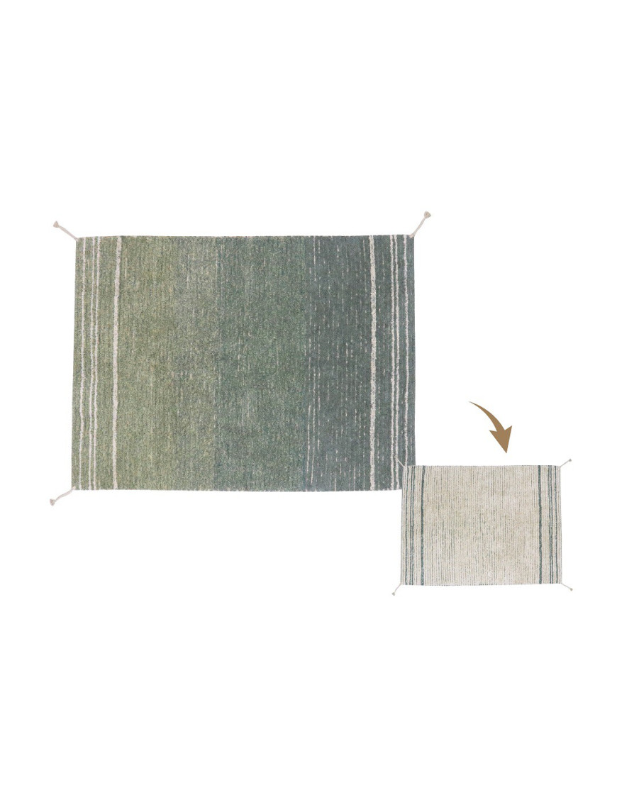 Dywan Bawełniany Twin Vintage Blue 120x160 cm Lorena Canals