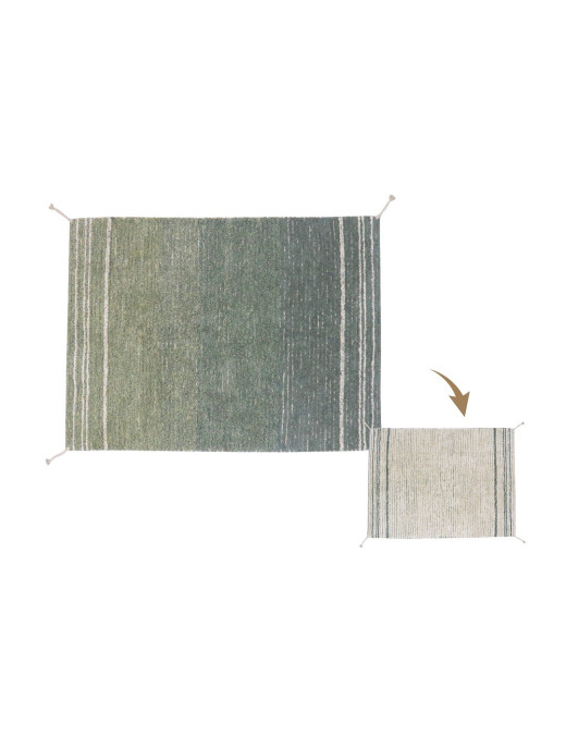 Dywan Bawełniany Twin Vintage Blue 120x160 cm Lorena Canals