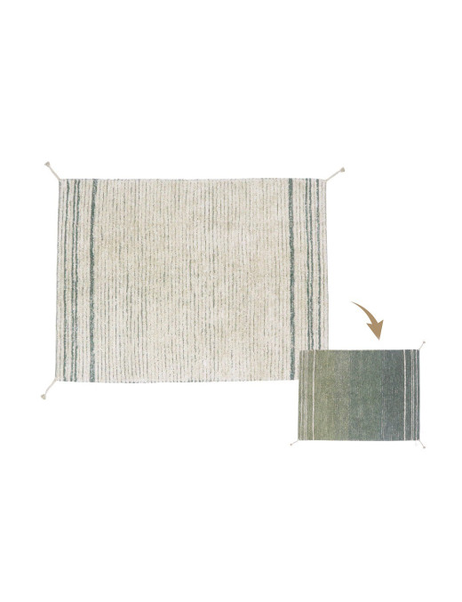 Dywan Bawełniany Twin Vintage Blue 120x160 cm Lorena Canals