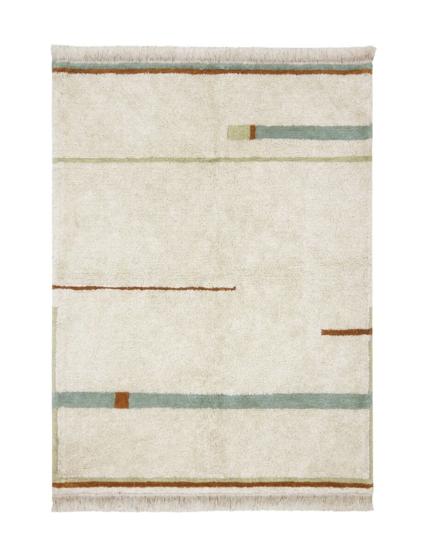 Dywan Bawełniany Lanes Vintage Blue M 140x200cm Lorena Canals