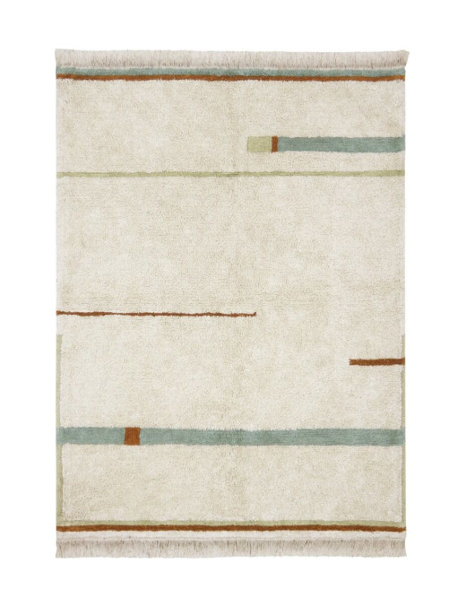 Dywan Bawełniany Lanes Vintage Blue M 140x200cm Lorena Canals