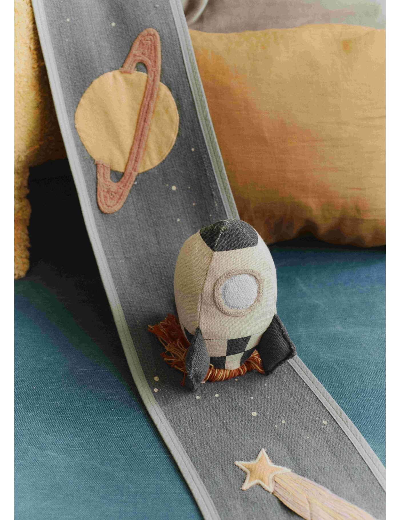 Zabawka bawełniana RIDE & ROLL MilkyWay, "Mom, I want to be an astronaut" Lorena Canals