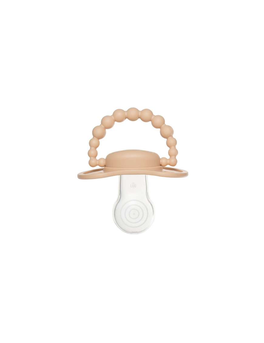 Smoczek pozycjonujący LUU Kids Cookie Beige